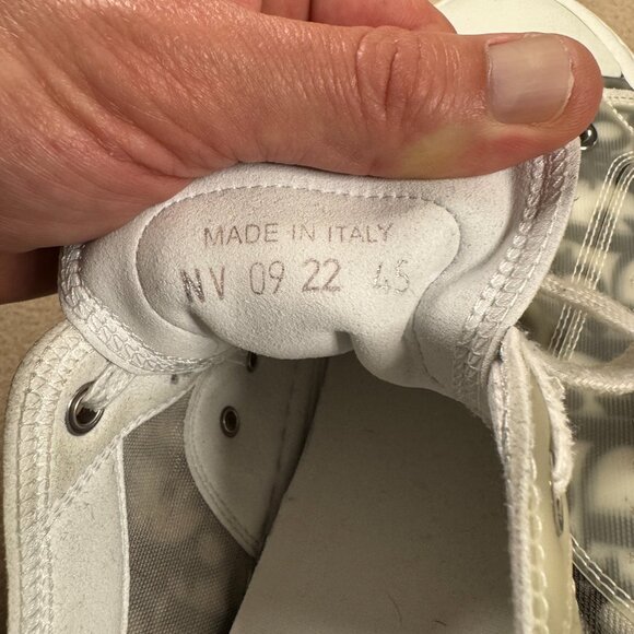 Authentic DIOR Grey/White Men's Sneaker - Size 12 - Picture 7 of 11